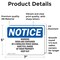 Signmission Warning Dogs Are Contained By A Wireless, 7 in W x Rectangle, Vinyl Decal OS-2PACK-NS-D-57-L-18909 - alternate 2